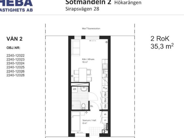 Lägenhet hyra i Botkyrka, Stockholm