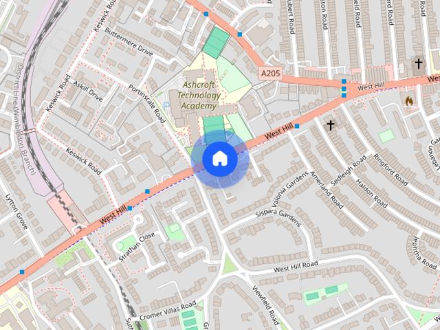 Apartment for rent in Southfields, Greater London