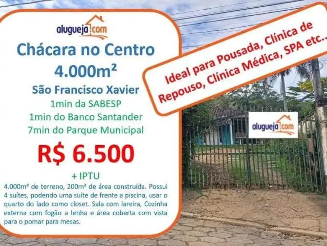 Sítio e chácara aluguel em Região Imediata de São José dos Campos, Região Metropolitana do Vale do Paraíba e Litoral Norte