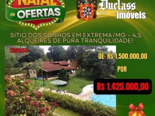 Sítio e chácara venda em Extrema