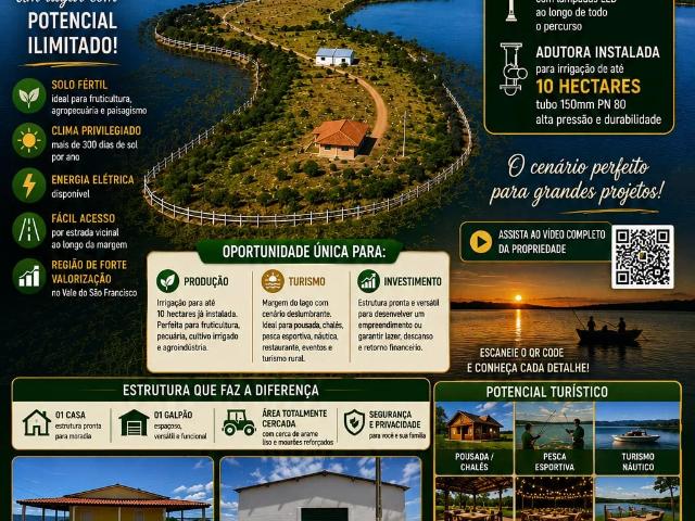 Sítio e chácara venda em Região Geográfica Imediata de Juazeiro, Região Administrativa Integrada de Desenvolvimento do Polo Petrolina e Juazeiro