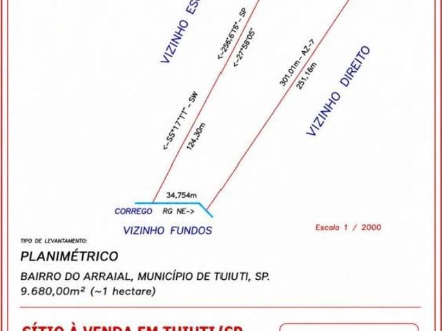 Sítio e chácara venda em Região Imediata de Bragança Paulista, Tuiuti
