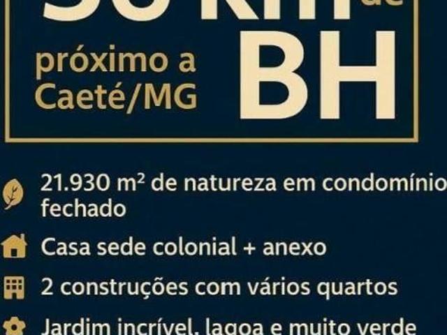 Sítio e chácara venda em Região Geográfica Imediata de Belo Horizonte, Região Metropolitana de Belo Horizonte