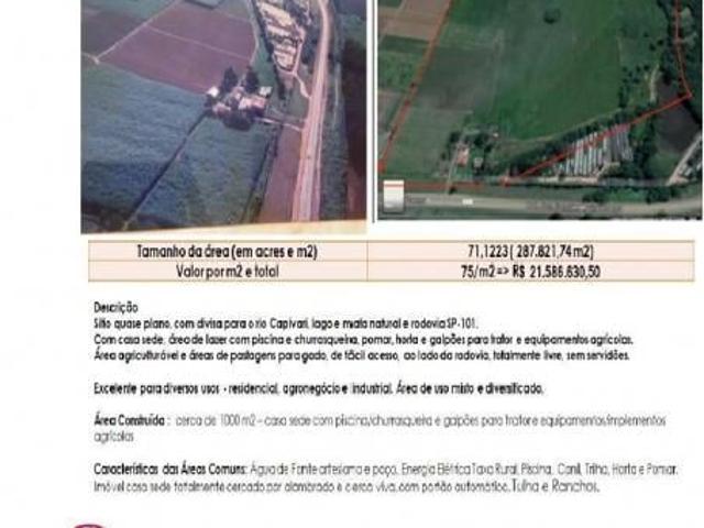 Sítio e chácara venda em Região Imediata de Campinas, Região Metropolitana de Campinas