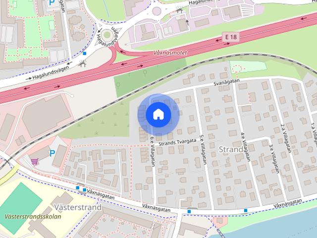 Lägenhet hyra i Västerstrand, Karlstad