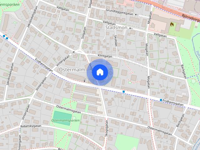 Lägenhet hyra i Östermalm, Sundsvalls Gustav Adolfs distrikt
