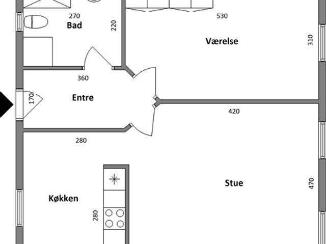Lejlighed til leje i Nibe, Brønderslev-Dronninglund