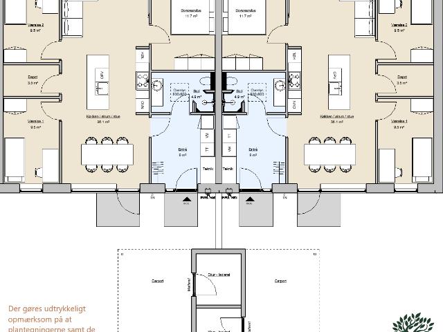 Villa til leje i Århus