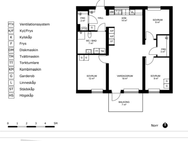 Lägenhet hyra i Bunkeflostrand, Skåne