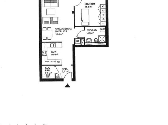 Lägenhet hyra i Bunkeflostrand, Skåne