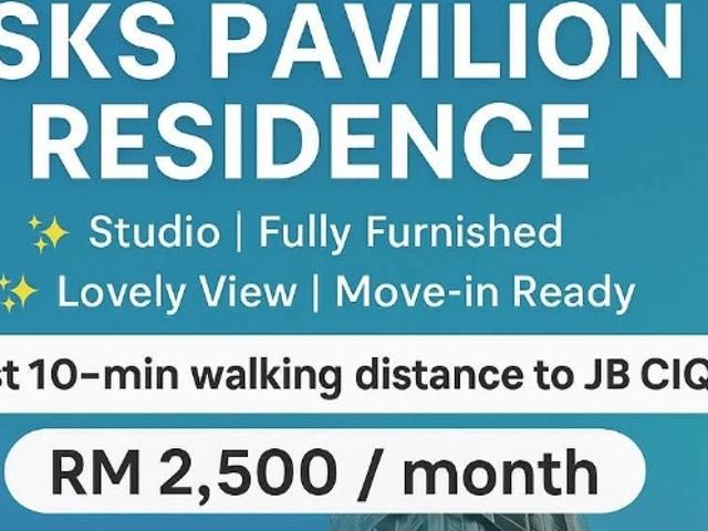 Apartment for rent in Bukit Chagar, Johor Bahru