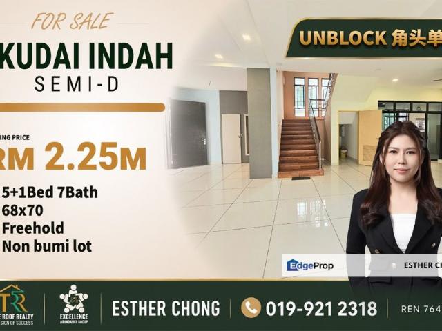 House for sale in Skudai, Iskandar Puteri