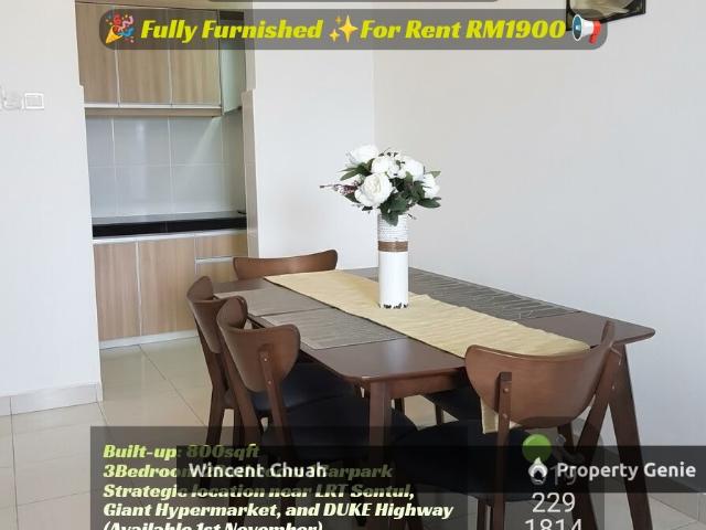 Condominium for rent in Taman Pelangi Jaya, Kampung Padang Balang