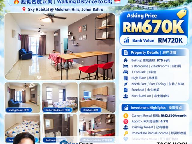Condominium for sale in Kampung Ah Siang, Johor Bahru