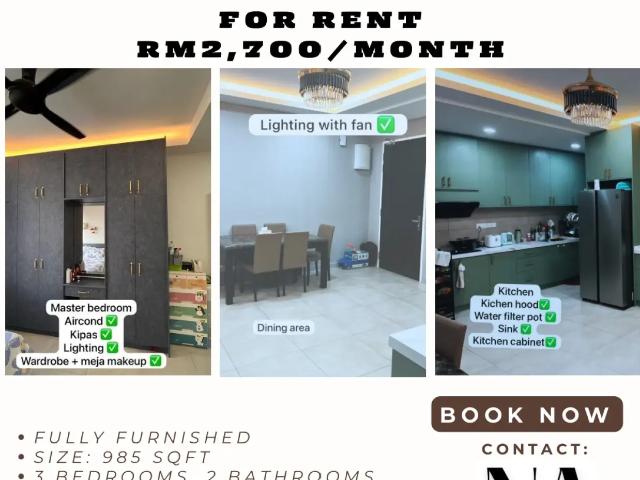 Apartment for rent in Country Heights Damansara, Kuala Lumpur