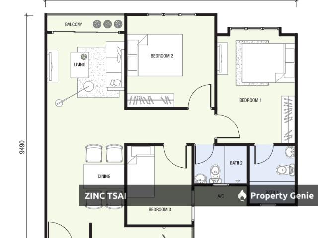Condominium for rent in Country Heights Damansara, Kuala Lumpur