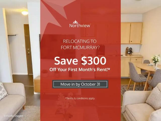 Apartment for rent in Thickwood, Fort McMurray