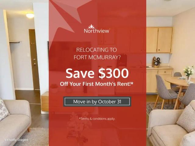 Apartment for rent in Thickwood, Fort McMurray