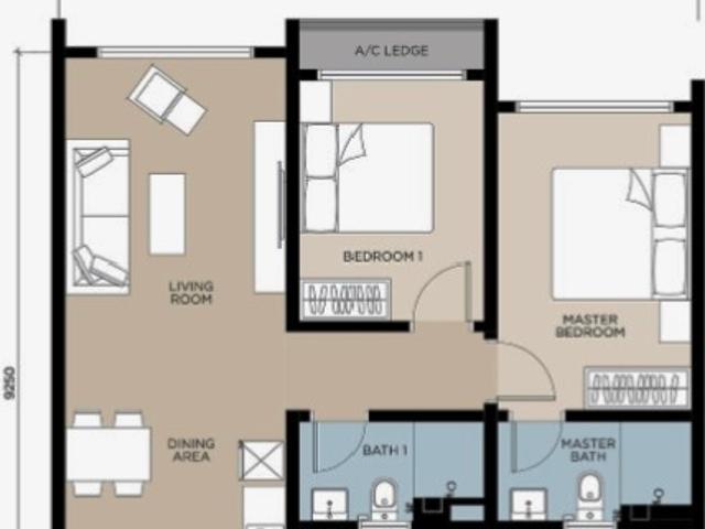 Apartment for rent in Country Heights Damansara, Kuala Lumpur