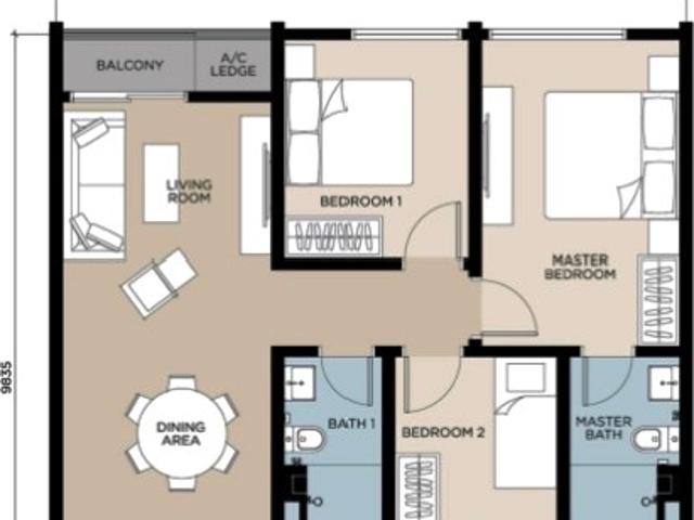 Apartment for rent in Country Heights Damansara, Kuala Lumpur
