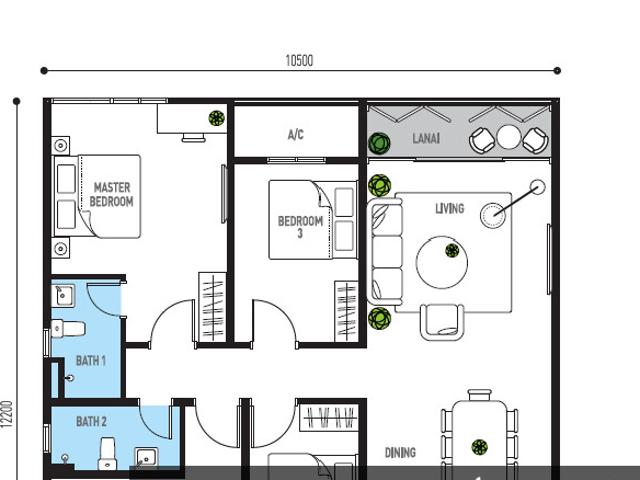Serviced Residence for rent in Country Heights Damansara, Kuala Lumpur