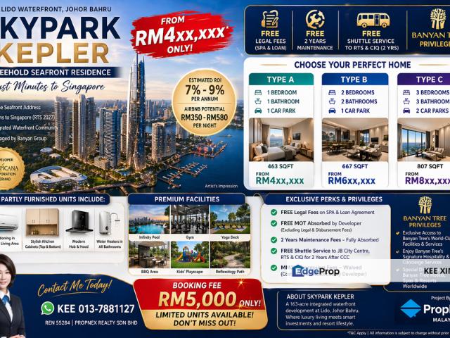 Condominium for sale in Johore Bahru, Johor