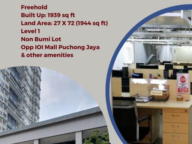 Shop for sale in Petaling, Subang Jaya