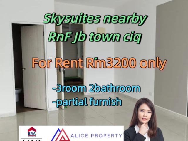 Apartment for rent in Kampung Ah Siang, Johor Bahru