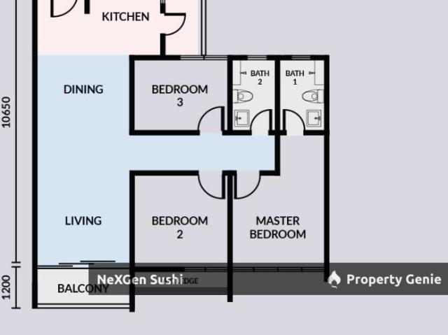 Condominium for rent in Tanjong Sepat, Selangor