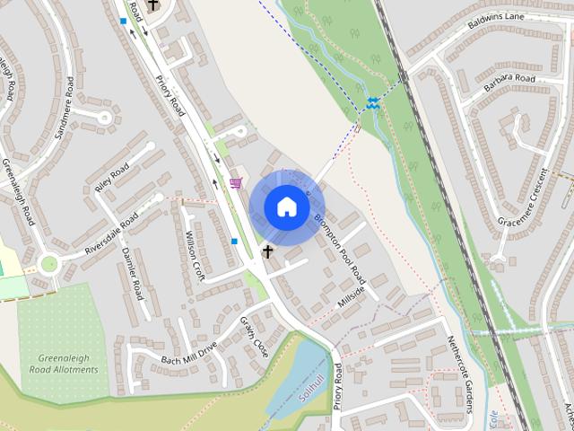 House for rent in Yardley Wood, West Midlands