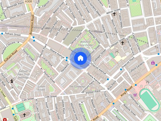 Apartment for rent in Chelsea, Cat Hill