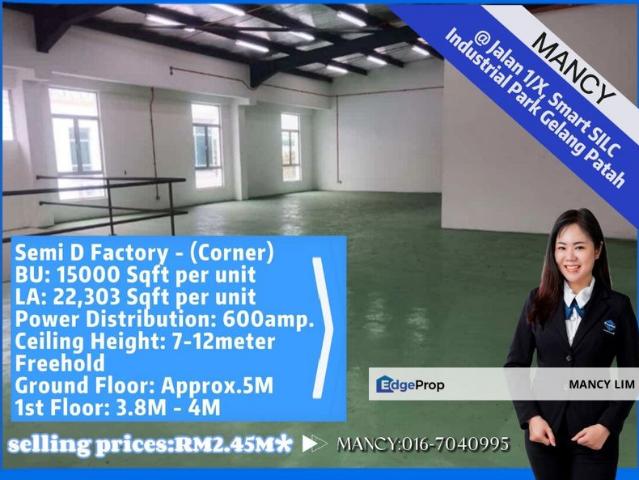Warehouse for sale in Pulai, Bukit Ledang