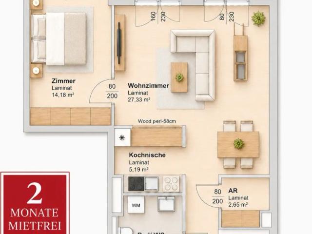 Apartment mieten in Gries, Gersdorf-Feistritz