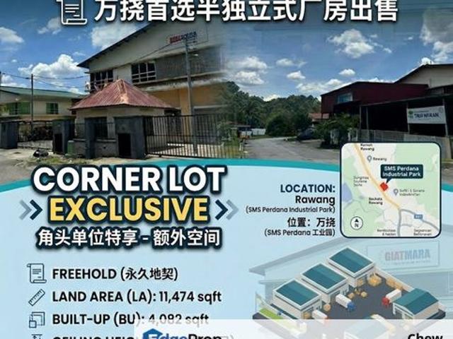 Warehouse for sale in Selayang, Selangor