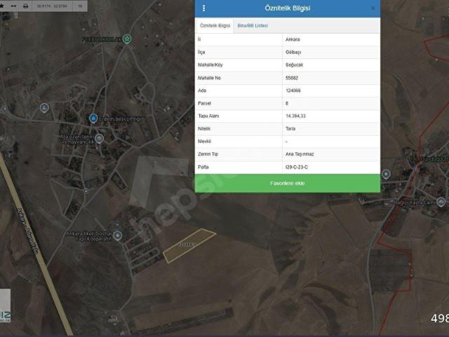 Gölbaşi, Ankara içerisinde satılık Arsa