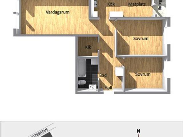 Lägenhet hyra i Åmål, Västra Götaland