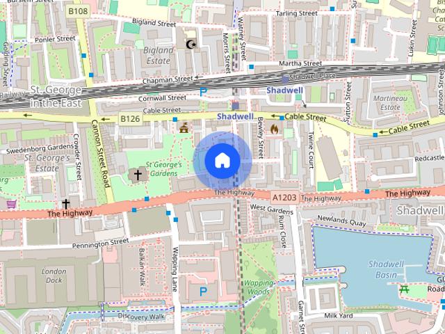 Apartment for rent in St. George in the East, Shadwell