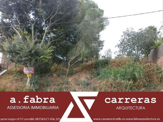 Terreno en venta en Cervelló