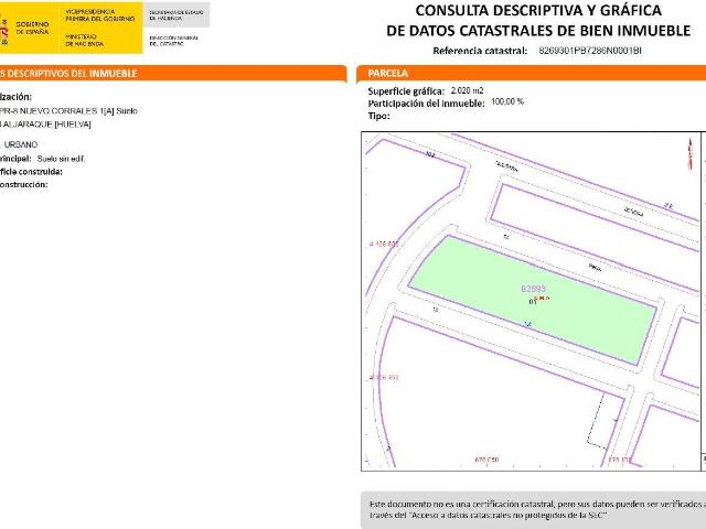Terreno en venta en Corrales, Comarca Metropolitana de Huelva