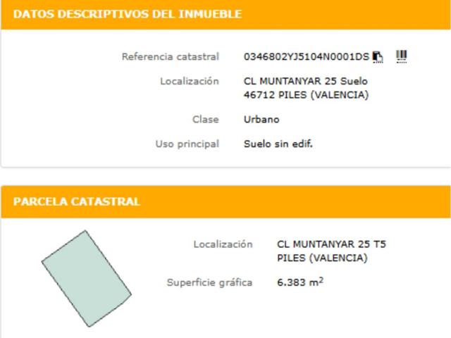 Terreno en venta en la Safor, Valencia