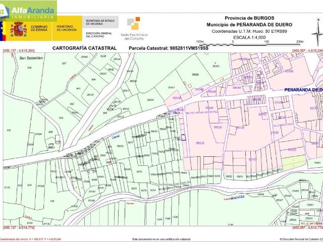 Terreno en venta en Peñaranda De Duero, Castilla y León