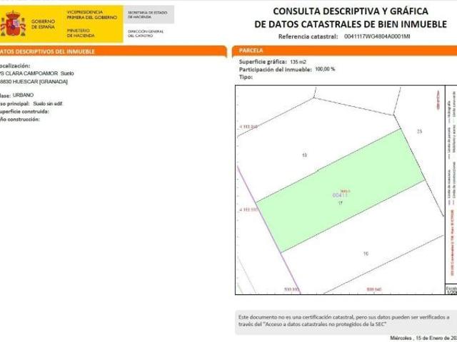 Local Comercial en venta en Comarca de Huéscar, Andalucía