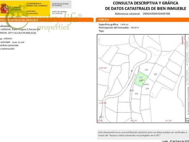Terreno en venta en La Axarquía, Andalucía