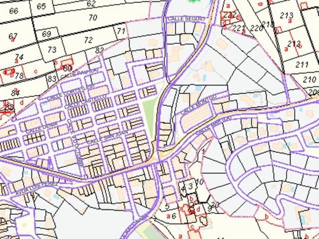 Terreno en venta en Benidoleig, Urbanització el Poblet Terreno en venta en Benidoleig, Urbanització el Poblet