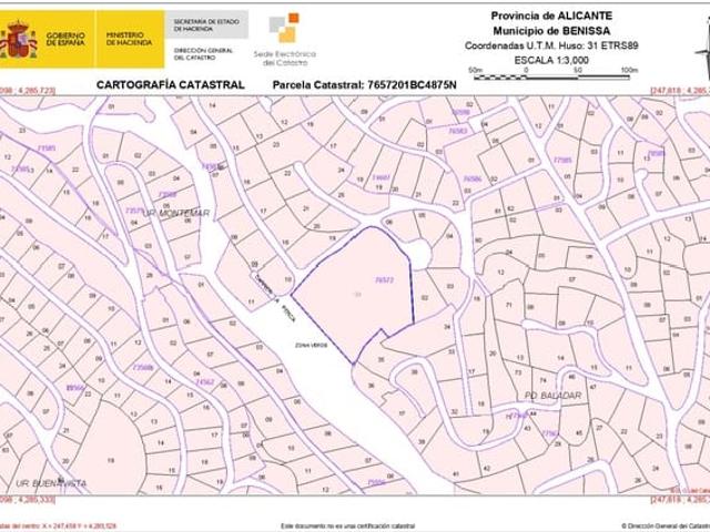 Terreno en venta en la Marina Alta, Valencia