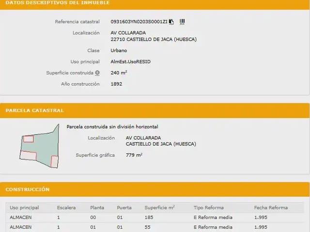 Terreno en venta en La Jacetania, Aragón