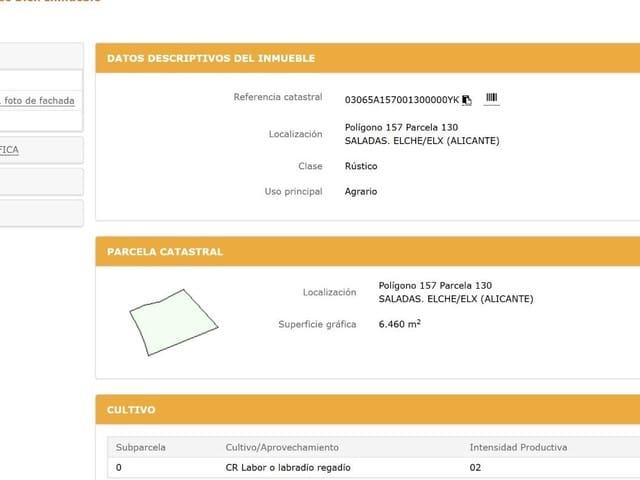 Terreno en venta en el Raval de Santa Teresa, el Baix Vinalopó