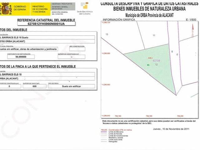 Terreno en venta en Orba, Orbeta