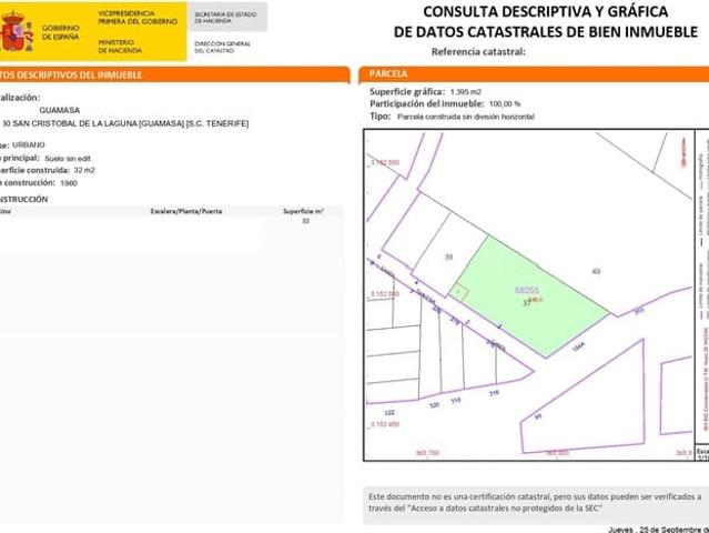 Terreno en venta en San Honorato, San Cristóbal de La Laguna