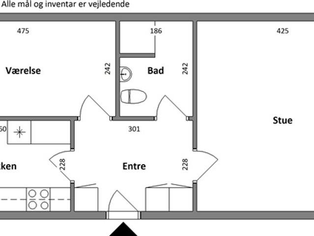 Lejlighed til leje i Fugle-kvarteret, Hadsund
